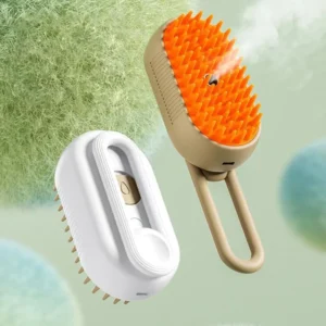 Brosse à vapeur pour chien/chat 3 en 1