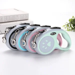 Laisse pour chien extensible et rétractable
